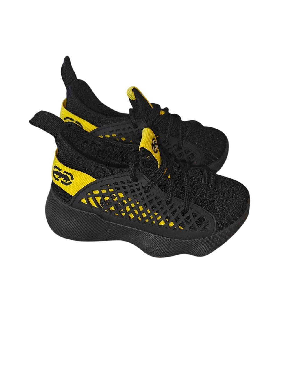 Ecko Unlimited Black and Yellow Athletic Sneakers Toddler Boys Size 7c